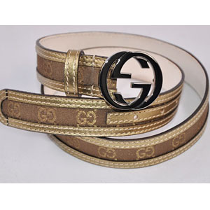 구찌 Gucci GG버클 캐릭터 로고 벨트 114874