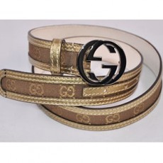 구찌 Gucci GG버클 캐릭터 로고 벨트 114874