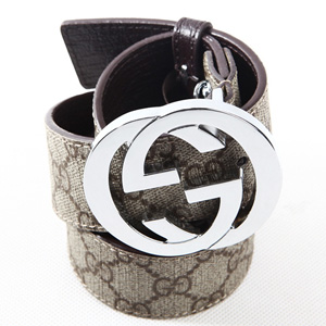 GUCCI 구찌 금속버클 코팅 벨트 01