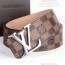 루이비통 Louis Vuitton 다미에 에벤 벨트 M6833