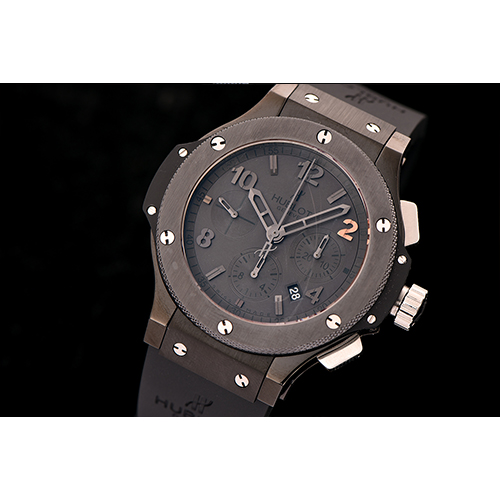 [HUBLOT]휴블럿 빅뱅 올블랙 아워글라스 템퍼스 에디션 301.ci.1110.ci(세라믹베젤&케이스DLC코팅)   