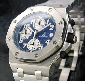 [Audemars Piguet]오데마피게 AP RoyalOak Offshore 블루 ETA7750   