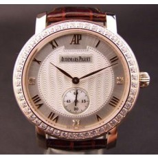 [Audemars Piguet]오데마피게 AP Jules Audemars Diamond 로즈골드 수동ETA6497   