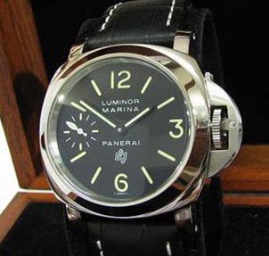 [PANERAI]파네라이 Marina Logo 레더밴드 ETA6497   