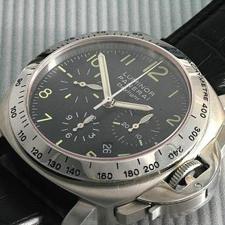 [PANERAI]파네라이 Luminor Chrono Daylight레더밴드 ETA7750   
