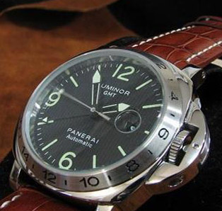 [PANERAI]파네라이 Luminor GMT 레더밴드 ETA7750   