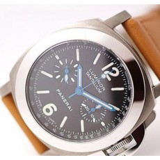 [PANERAI]파네라이 Luminor Tantalium Chronograph 레더밴드 ETA7760   