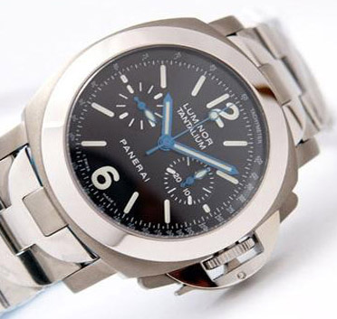 [PANERAI]파네라이 Luminor Tantalium Chronograph 스틸밴드 ETA7760   