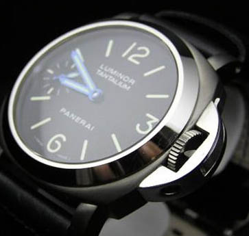 [PANERAI]파네라이 Luminor Tantalium 레더밴드 ETA6497   