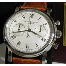 [Patek Philippe]파텍필립 Calatrava Chronograph 레더밴드 수동ETA7760   