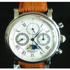 [Patek Philippe]파텍필립 Calatrava Moonphase 레더밴드 수동ETA7760   