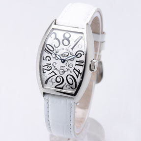 [FRANCK MULLER]프랭크뮬러 Cintree Curvex Crazy Hours 화이트   