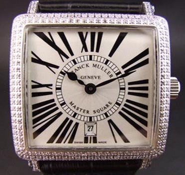 [FRANCK MULLER]프랭크뮬러 Master Square 레더밴드   