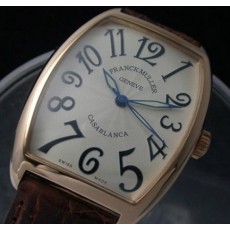 [FRANCK MULLER]프랭크뮬러 Casablanca  Rosegold 레더밴드 ETA2824   