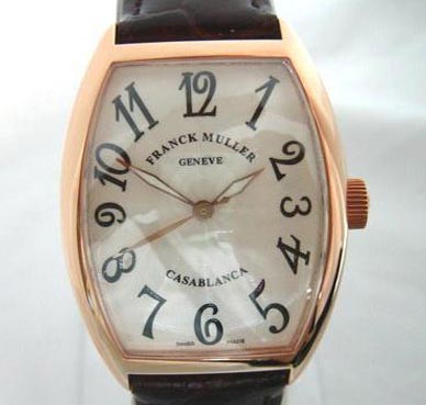 [FRANCK MULLER]프랭크뮬러 Casablanca Rosegold 레더밴드 ETA2836   