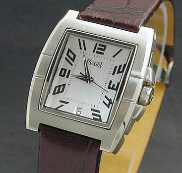 [Piaget]피아제 Upstream 레더밴드 화이트   