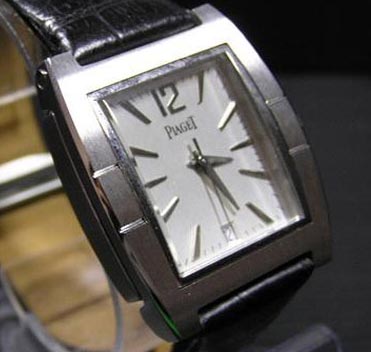 [Piaget]피아제 Upstream 레더밴드블랙밴드   