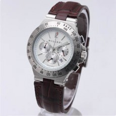 [Bulgari]불가리 Diagono professional Tachymetic Chrono 가죽   