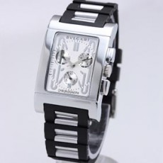 [Bulgari]불가리 Rettangolo Chronograph Rubber밴드 화이트   