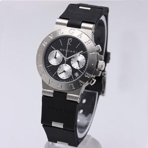[Bulgari]불가리 Sports Diagono Chronograhp Rubber밴드   