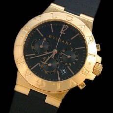 [Bulgari]불가리 DIAGONO Chrono Gold 블랙   