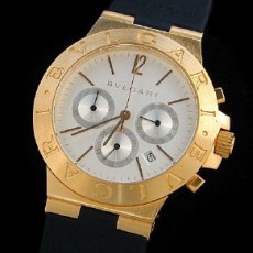 [Bulgari]불가리 DIAGONO Chrono Gold 화이트   