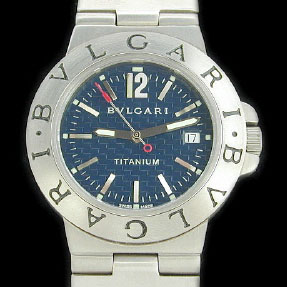 [Bulgari]불가리 DIAGONO Titaniumium 블루   
