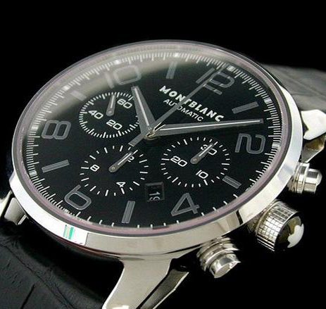 [Montblanc]몽블랑 타임워커 XL 크르노그래프 레더밴드   