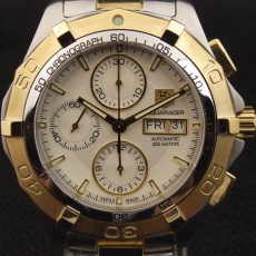 [TAG Heuer]테그호이어 Aquaracer GOLD version ETA7750   