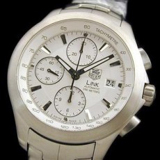 [TAG Heuer]테그호이어 Link Automatic Chronograph 화이트 ETA7750   