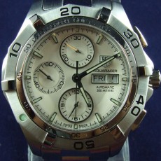 [TAG Heuer][최고급형]태그호이어 Aquaracer Automatic Chronograph 300M (Ref.CAF2010.BA0815) - 아쿠레이서 크로노 그래프 블랙 화이트   