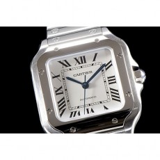 [Cartier]까르띠에 산토스 35mm-8 수정형 WSSA0010   