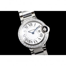[Cartier]까르띠에 발롱블루 28mm 쿼츠-36 W4BB0015   