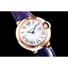 [Cartier]까르띠에 발롱블루 28mm 쿼츠-38 W6900256   