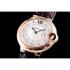 [Cartier]까르띠에 발롱블루 33mm 쿼츠-18 WE902063   