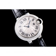 [Cartier]까르띠에 발롱블루 33mm 쿼츠-22 WE902056   