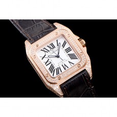 [Cartier]까르띠에 산토스 34mm-10 WM502151 수정형   