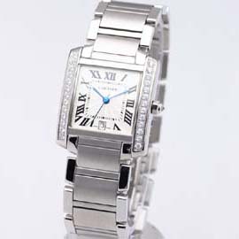 [Cartier]까르띠에 Tank Francaise Men’s Diamond   