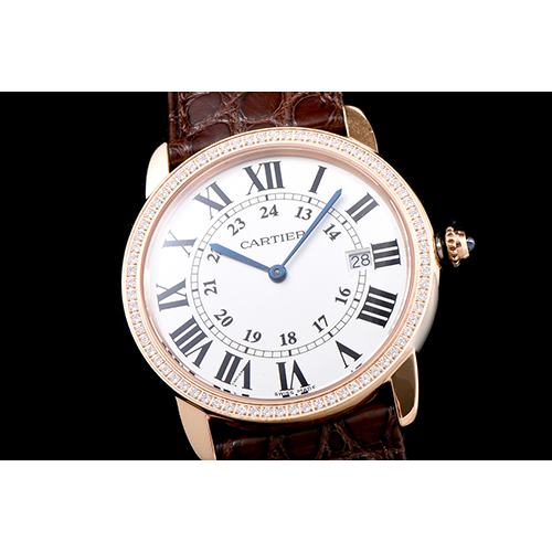[Cartier]까르띠에 롱드솔로 36mm 쿼츠-8 WR000651   