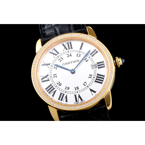 [Cartier]까르띠에 롱드솔로 36mm 쿼츠-10 WR000451   