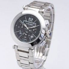 [Cartier]까르띠에 Pasha Man’s Watch 42mm 블랙   