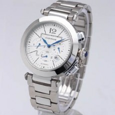 [Cartier]까르띠에 Pasha Man’s Watch 42mm 화이트   