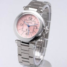 [Cartier]까르띠에 Pasha Medium Watch 35mm 핑크   