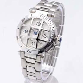 [Cartier]까르띠에 Pasha Men’s Watch 38mm 망 화이트   