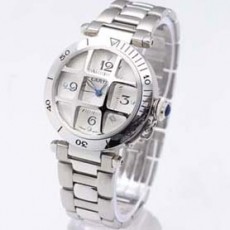 [Cartier]까르띠에 Pasha Men’s Watch 38mm 망 화이트   