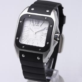 [Cartier]까르띠에 Santos 100주년 Medium 블랙   