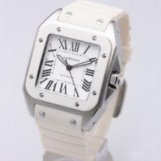 [Cartier]까르띠에 Santos 100주년 Men’s 화이트   