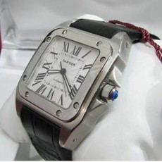 [Cartier]까르띠에 Santos 100주년 레더밴드   