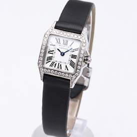 [Cartier]까르띠에 Santos Demoiselle Ladies 가죽   