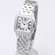 [Cartier]까르띠에 Santos Demoiselle Medium Diamond   